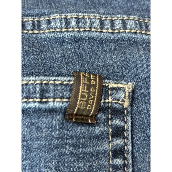 Buffalo David Bitton Jackson Jeans Mens 36x30.5 Straight Stretch Blue Denim - Picture 12 of 16